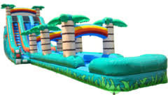 22ft Tropical double lane With slip and slide