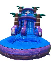 18ft Purple Hurricane with pool