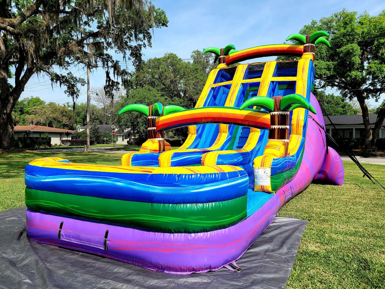 variety of water slides