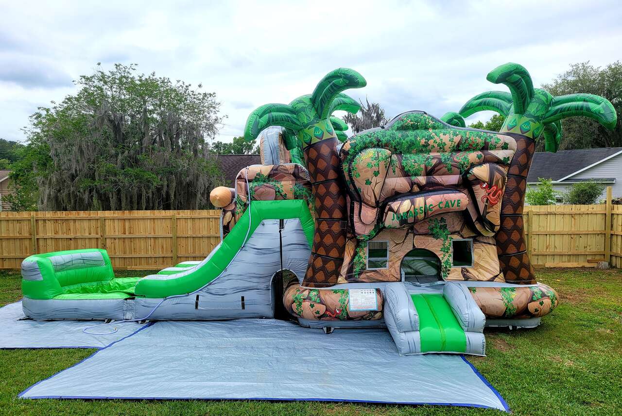 bounce house and slide combos