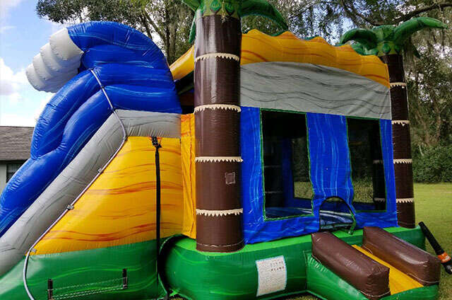 Bounce house rental in Ocala, FL, providing inflatable fun for all ages