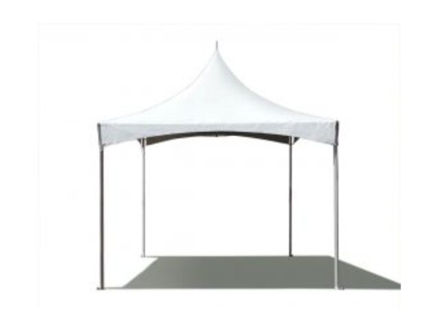 10' x 10' High Peak Frame Party Tent (White)