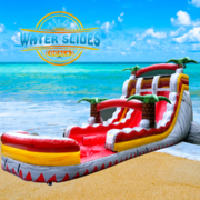 20ft. Fire Island Dual Lane Water Slide