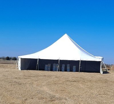 40' X 40' Pole Tent