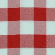 Red and White Checked 90" Round 