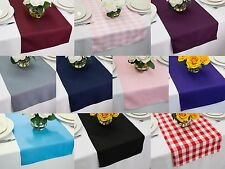 Polyester Table Runner - (available in most colors)