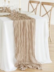 Champagne Cheese Cloth Table Runner 35 x 120' 