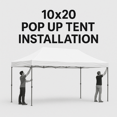 10x20 Pop Up Setup