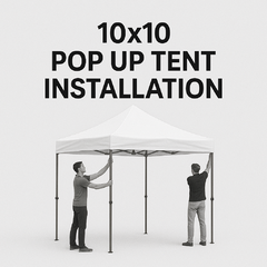 10x10 Pop Up Setup