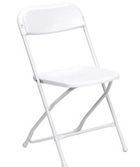 White Plastic Event Folding Chairs