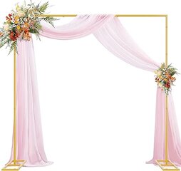 Gold Metal Square Arch - 8x8 FT Backdrop Stand