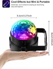 Disco Ball Light with Remote Control Sound Activated