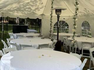 Floral Center Poles for Pole Tent Add-On