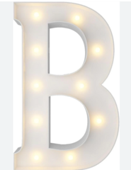 'B' 4 Foot Bold Marquee Letter	