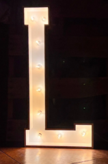 'L' 3 Foot Bold Marquee Letter