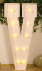'V' 3 Foot Bold Marquee Letter