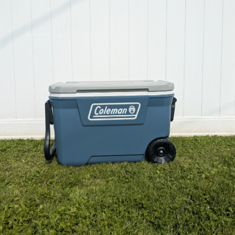 Cooler: Blue 5Ft Cooler Wheels