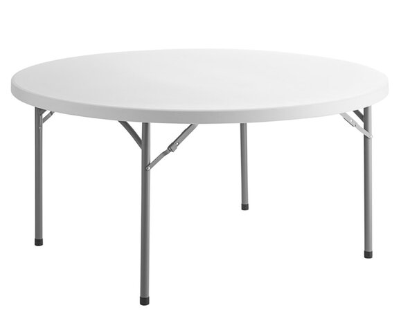 60 inch round folding table