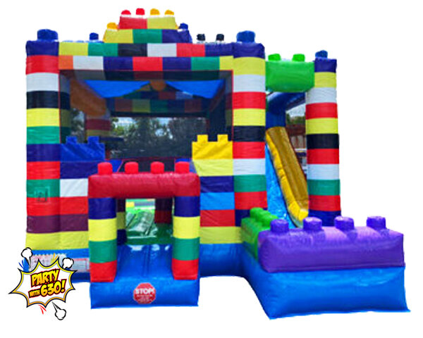 178 - 16x18 Lego Blocks Jump and Big Slide