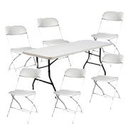 1 Adult Table & 6 Chairs
