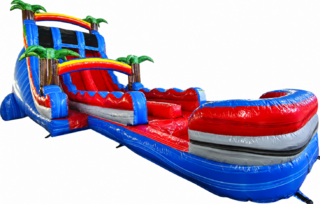 20' Baja Splash Dual Lane Slide