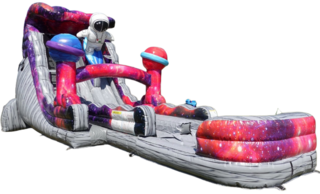 18' Space Surfer Dual Lane Slide