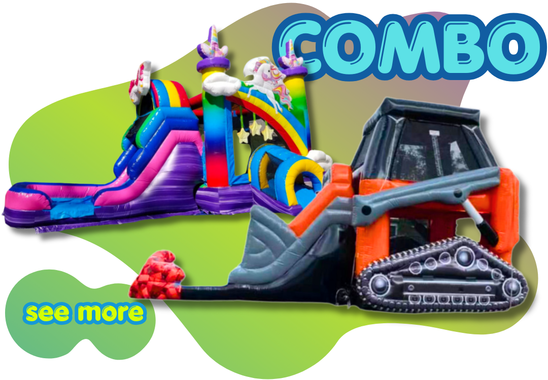 We bounce bounce house rentals and slides for parties in Festus