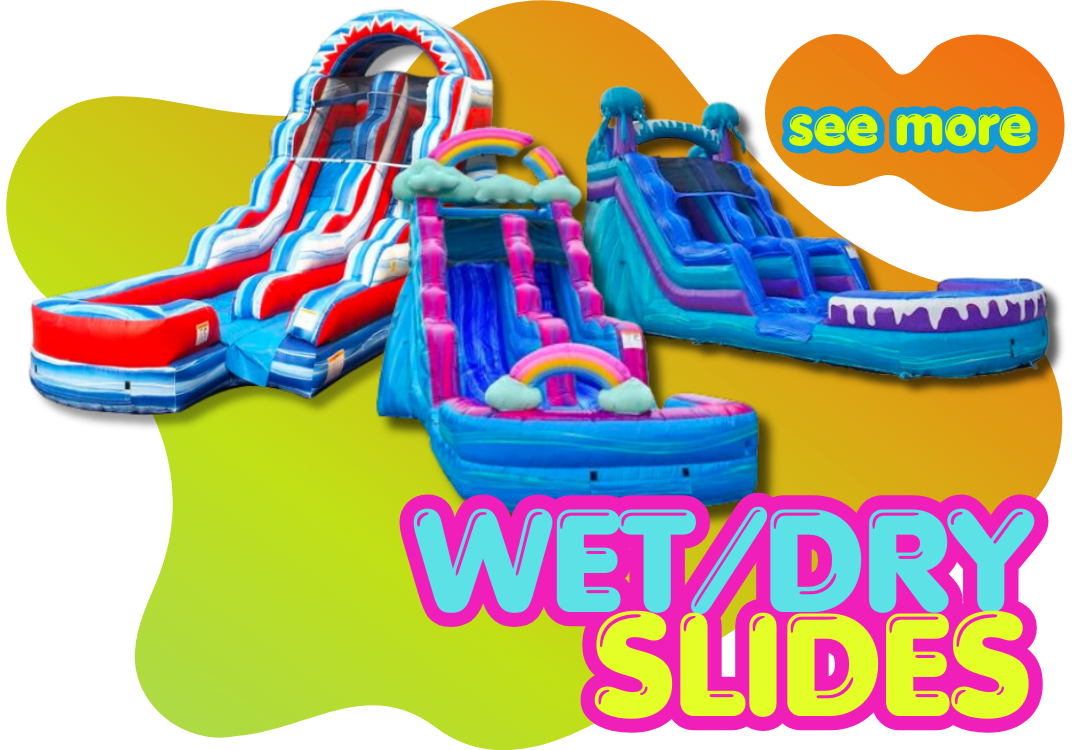 We bounce bounce house rentals and slides for parties in Festus