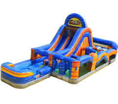Obstacle Course with Double Lane Slide Rentals