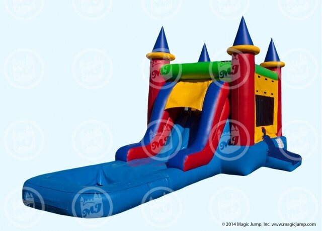 EZ Castle Combo Water Slide 