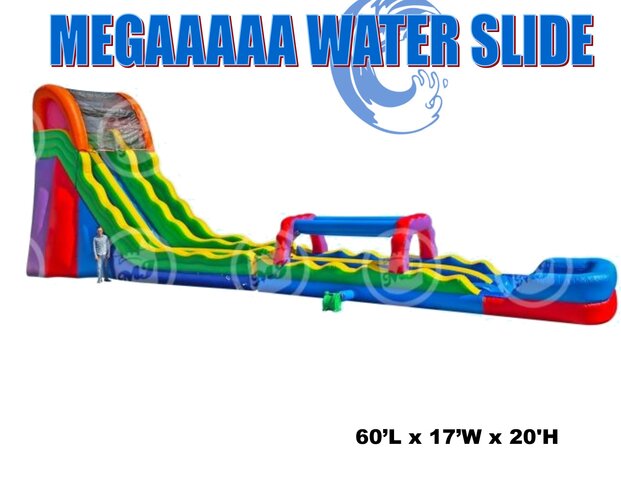 Mega Dual Water Slide 