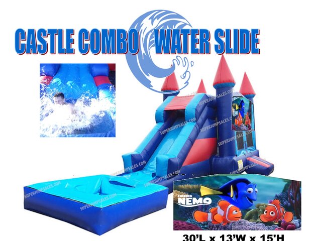 Nemo Castle Combo Water Slide