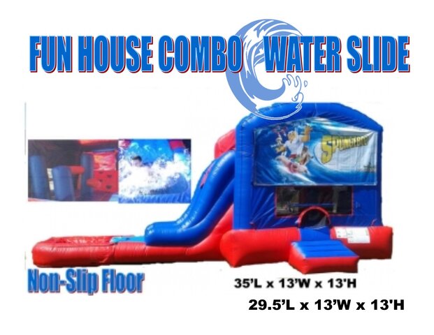 SpongeBob Fun House Combo Water Slide