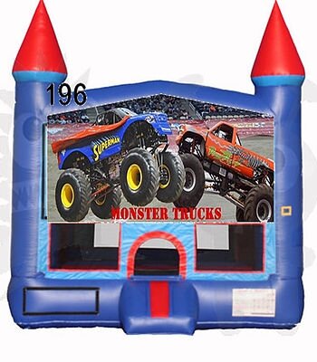 Monster Trucks Bounce House