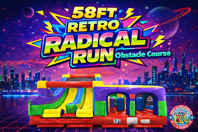 58ft Radical Run Obstacle Course