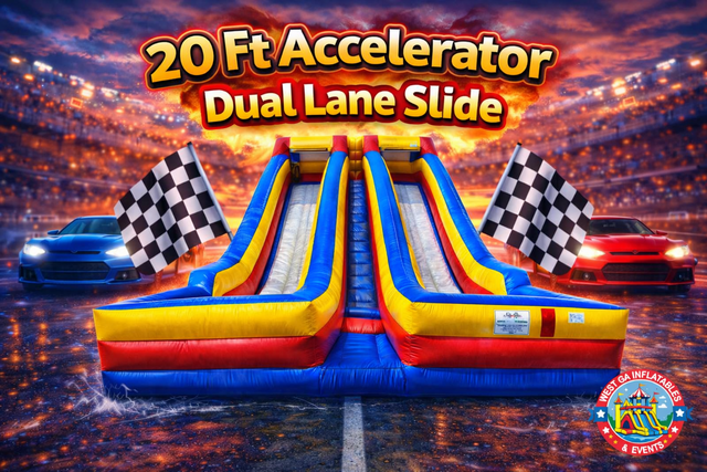 20ft Accelerator Dual Lane Slide