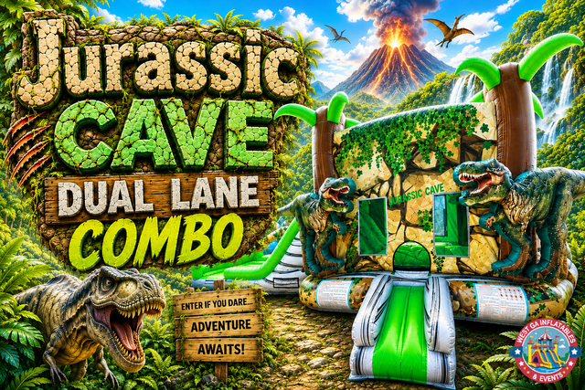 Jurassic Cave Dual Lane Combo 