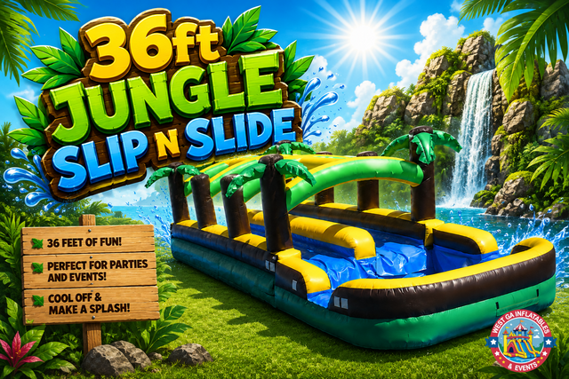 36ft Jungle Slip n Slide