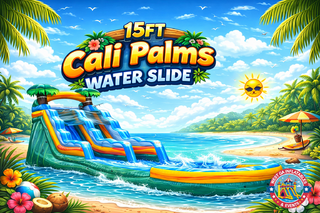 15ft Cali Palms Water Slide