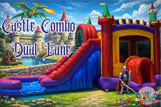Castle Combo Dual Lane Dry Slide