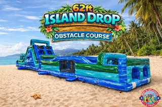 62ft Island Drop Obstacle Course 