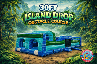 30ft Island Drop Obstacle Course
