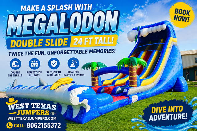 24ft Megalodon Dual Lane 