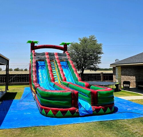 20 ft Jungle Double Slide