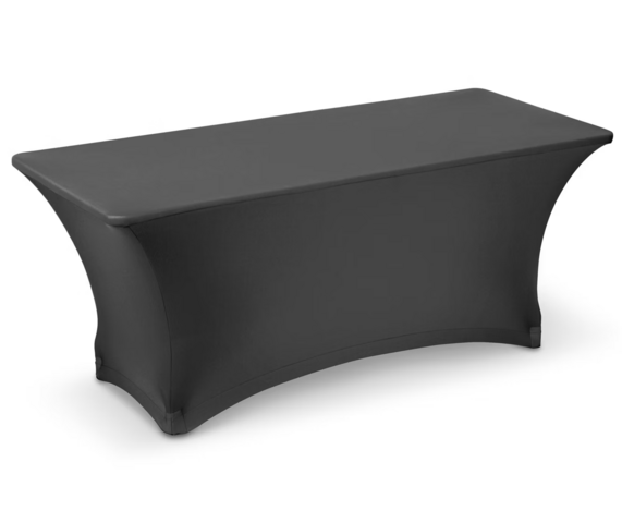 6ft Table Covers (black)