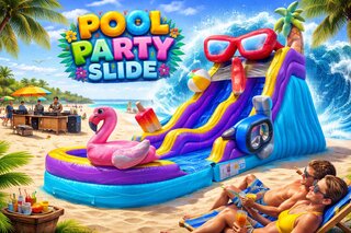 15ft Pool Party Slide