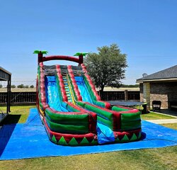 20 ft Jungle Double Slide