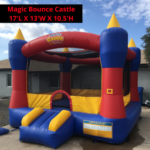 10' Foot Magic Bounce Castle