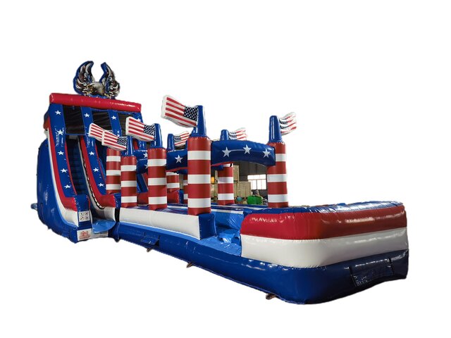 24ft USA slide with slip n slide