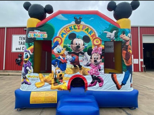 Mickey Mouse Bounce House with Slide